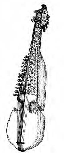 illustration of a lute