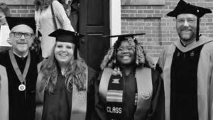 photo of people in graduation gowns