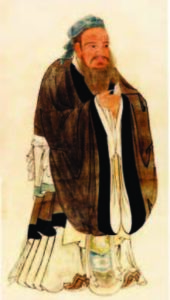 painting of an old man in robes