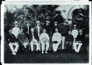 a group photo of men