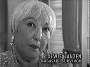 Dewie Janzen, Nagasaki survivor.