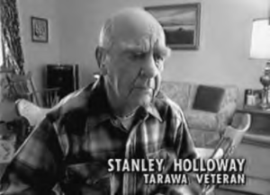 Stanley Holloway, Tarawa veteran.
