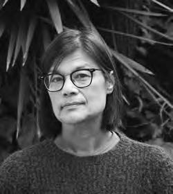 photograph of a woman with glasses