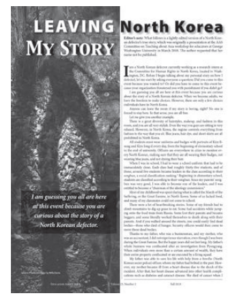 Screenshot of Leaving North Korea My Story