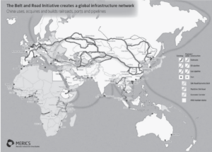 Map of the BRI network