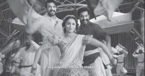 photo of two men and a woman dancing 