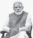 illustration of a man in robes sitting down