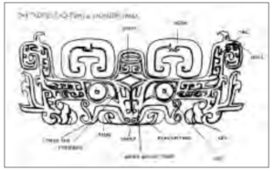 Line drawing from Creative Workbook and Teacher’s Manual for The Art and Architecture of China 