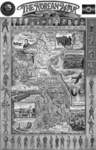 map of korean peninsula and important historical figures