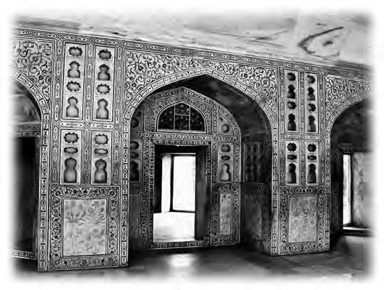 photo of a decorated archway